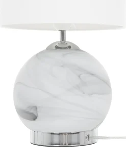 Lampada da tavolo UELE Metallo Marmo Grigio