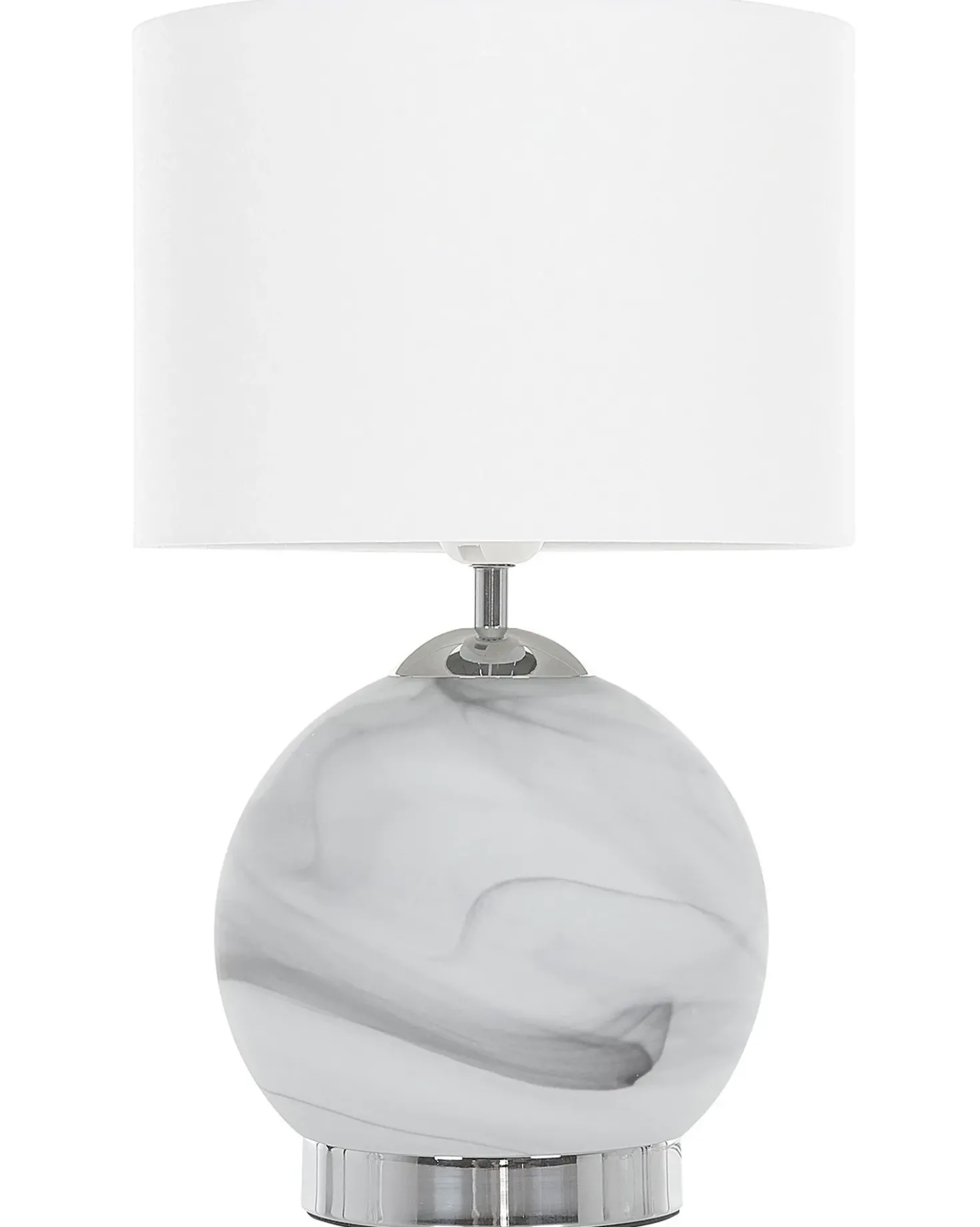 Lampada da tavolo UELE Metallo Marmo Grigio