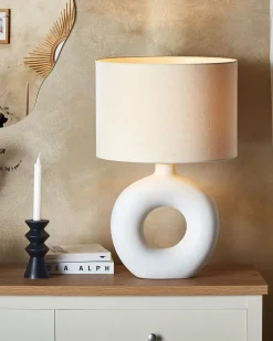 Lampada da tavolo VENTA Ceramica Bianco