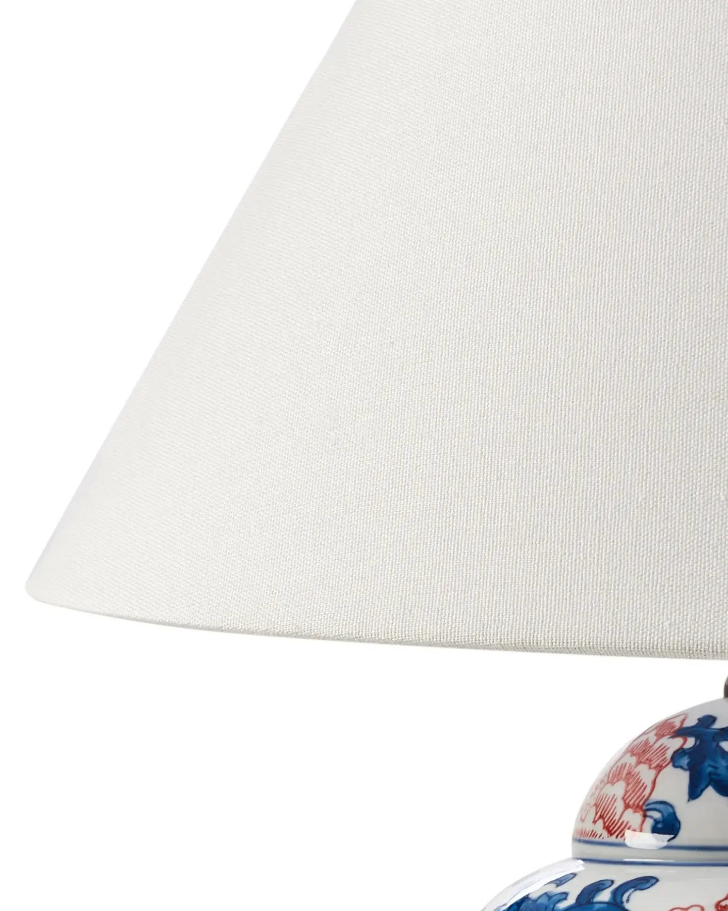 Lampada da tavolo VERUSA Porcellana Bianco/Blu