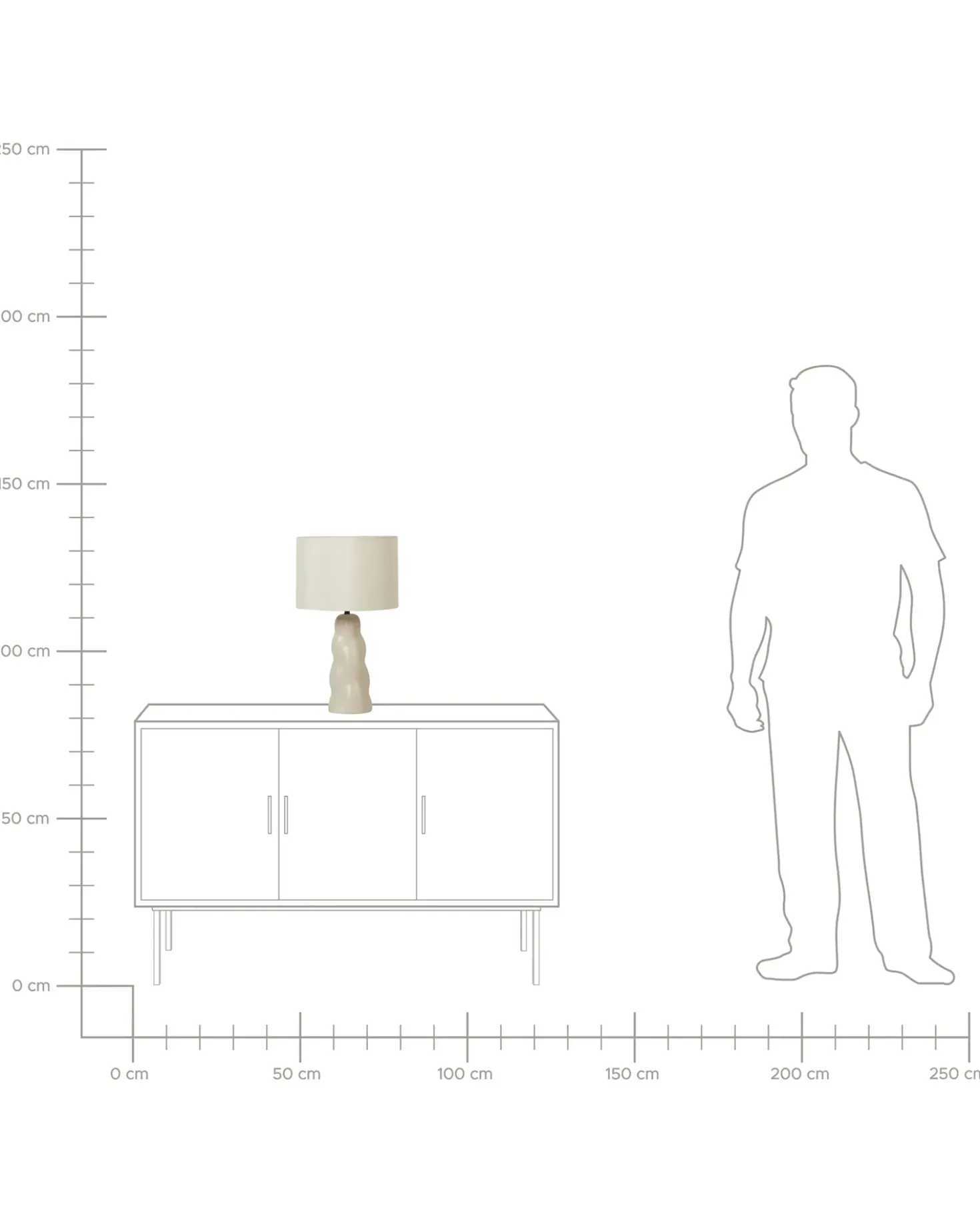 Lampada da tavolo VILAR Ceramica Beige