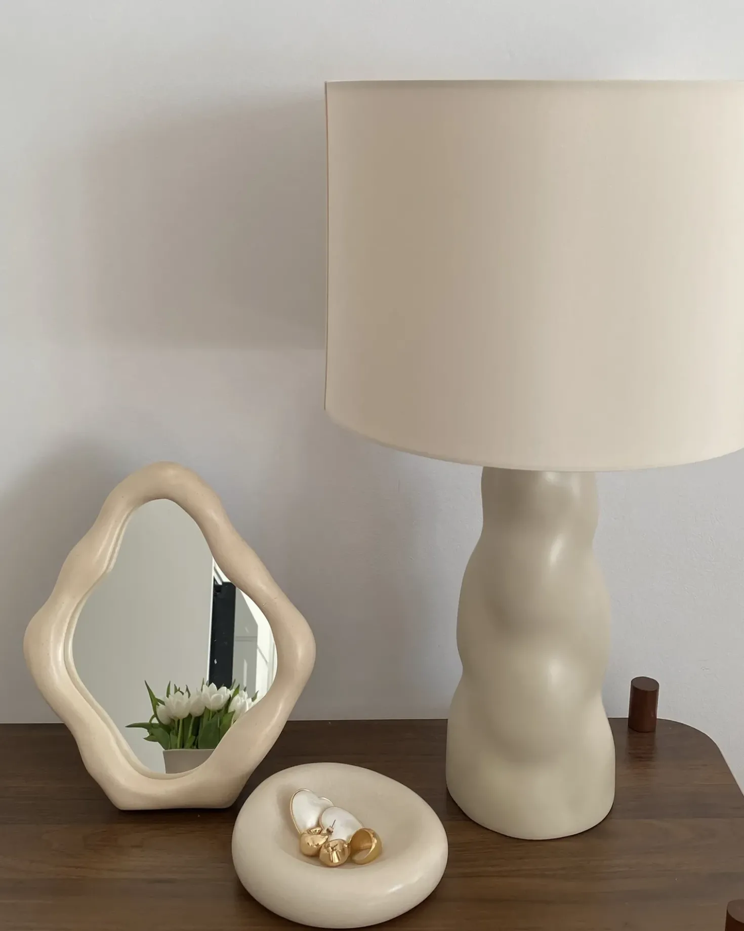 Lampada da tavolo VILAR Ceramica Beige