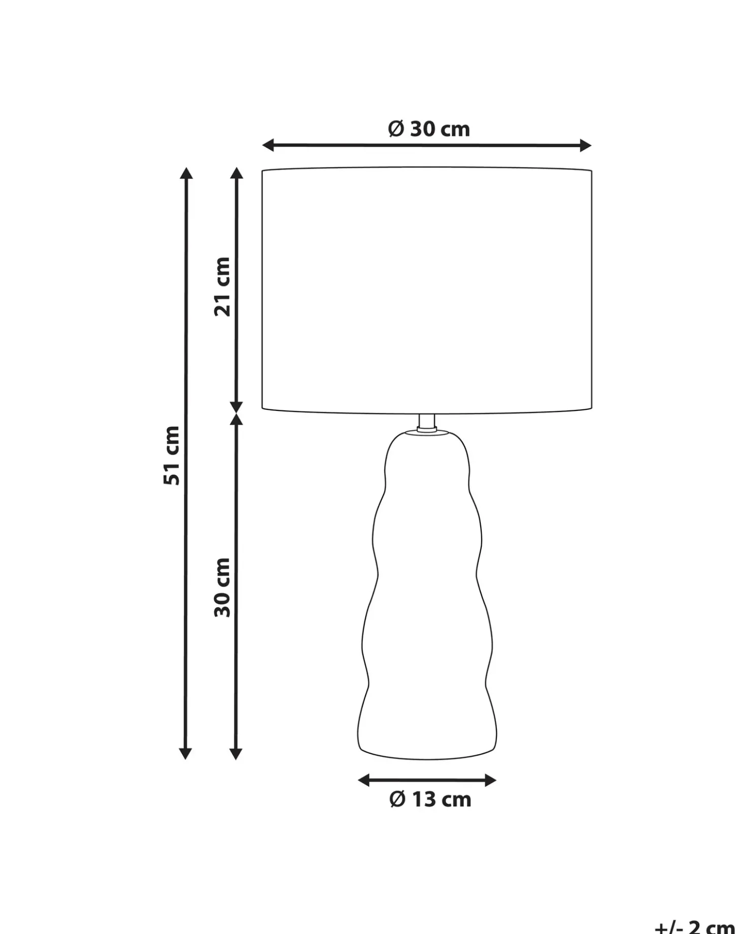 Lampada da tavolo VILAR Ceramica Beige