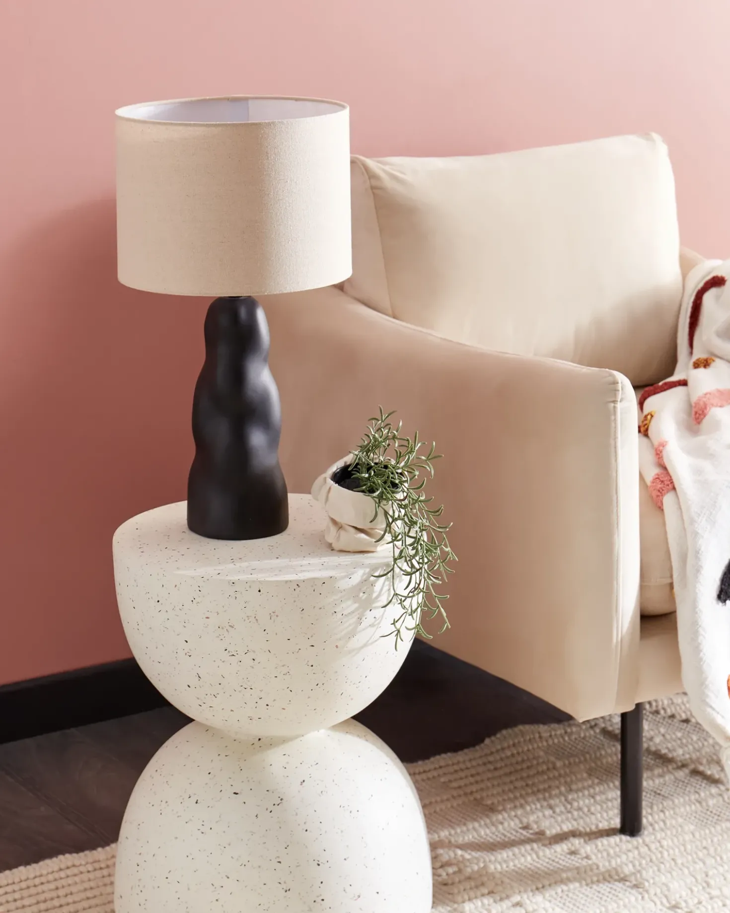 Lampada da tavolo VILAR Ceramica Nero