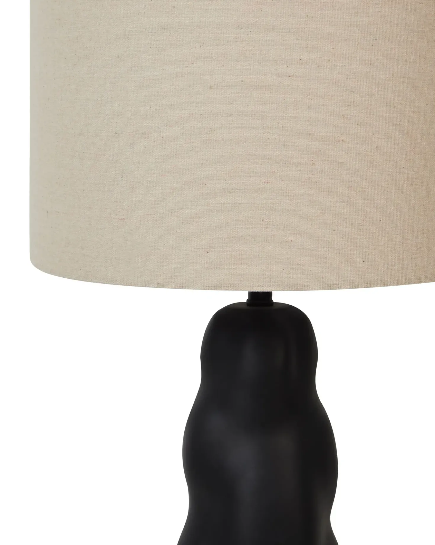 Lampada da tavolo VILAR Ceramica Nero
