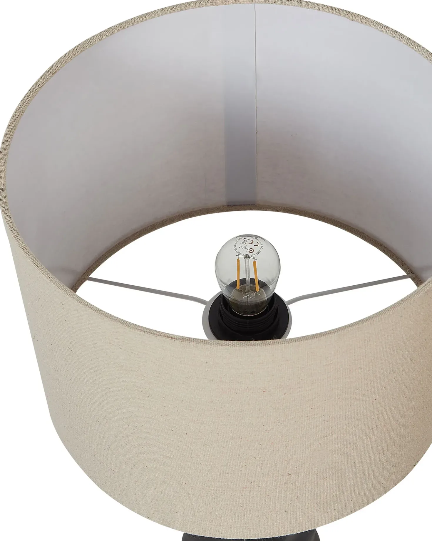 Lampada da tavolo VILAR Ceramica Nero
