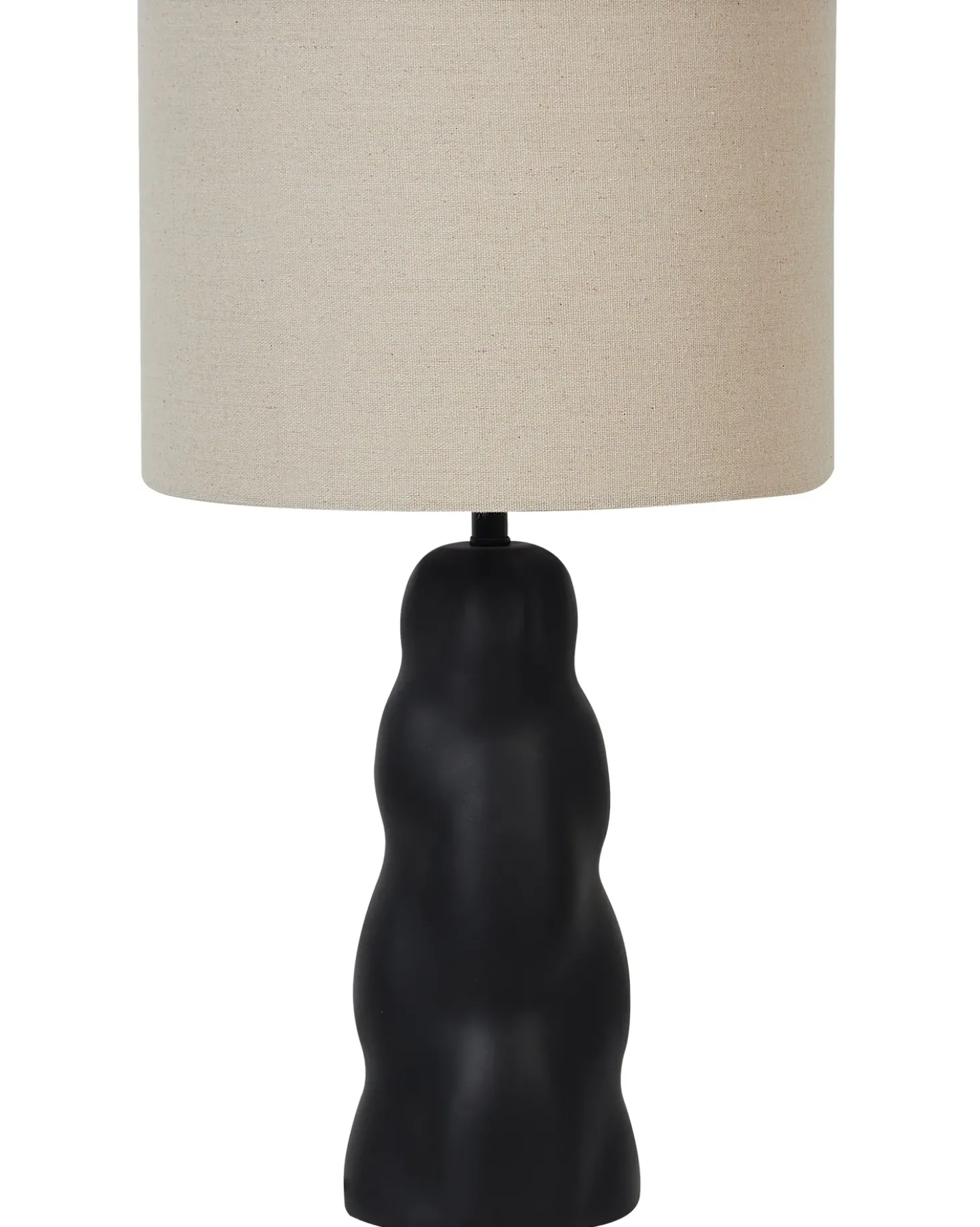 Lampada da tavolo VILAR Ceramica Nero