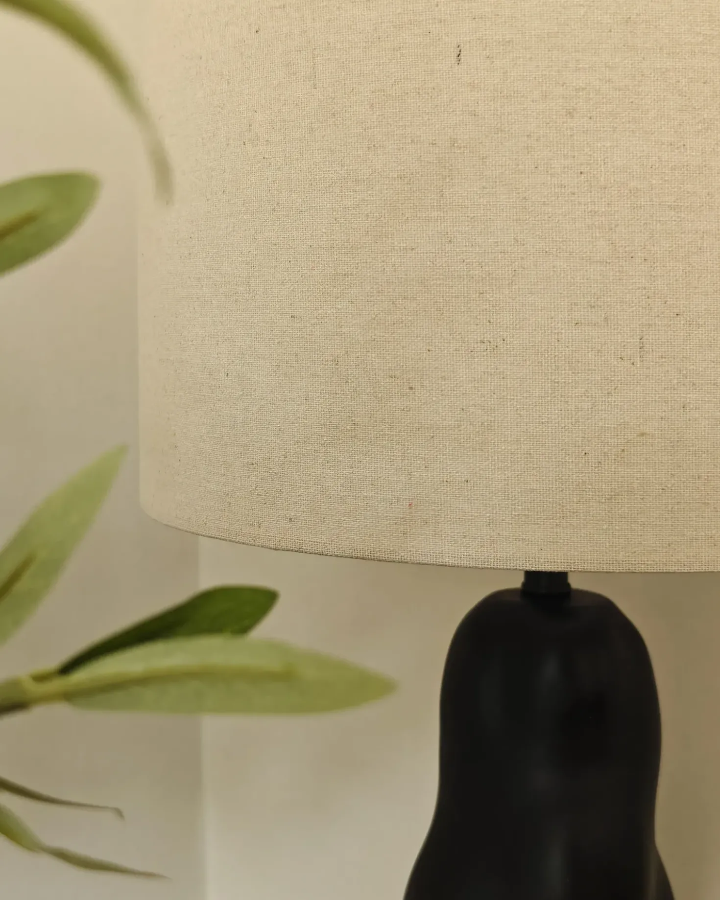 Lampada da tavolo VILAR Ceramica Nero