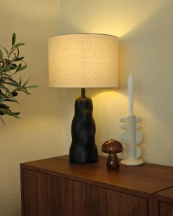 Lampada da tavolo VILAR Ceramica Nero