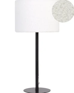 Lampada da tavolo VINAZCO Bouclé Bianco