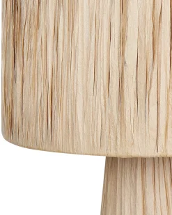 Lampada da tavolo WELMEL Vimini Naturale