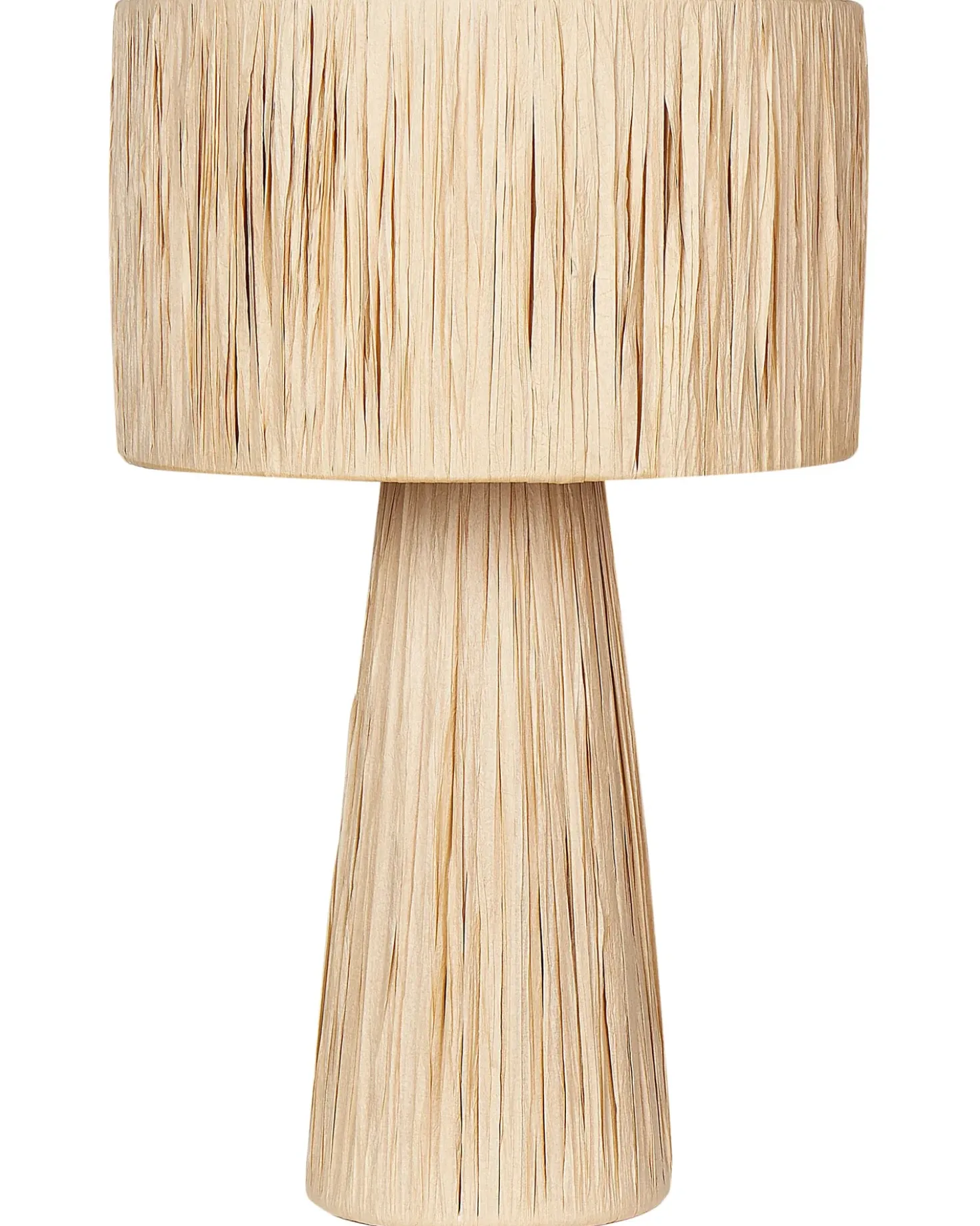 Lampada da tavolo WELMEL Vimini Naturale