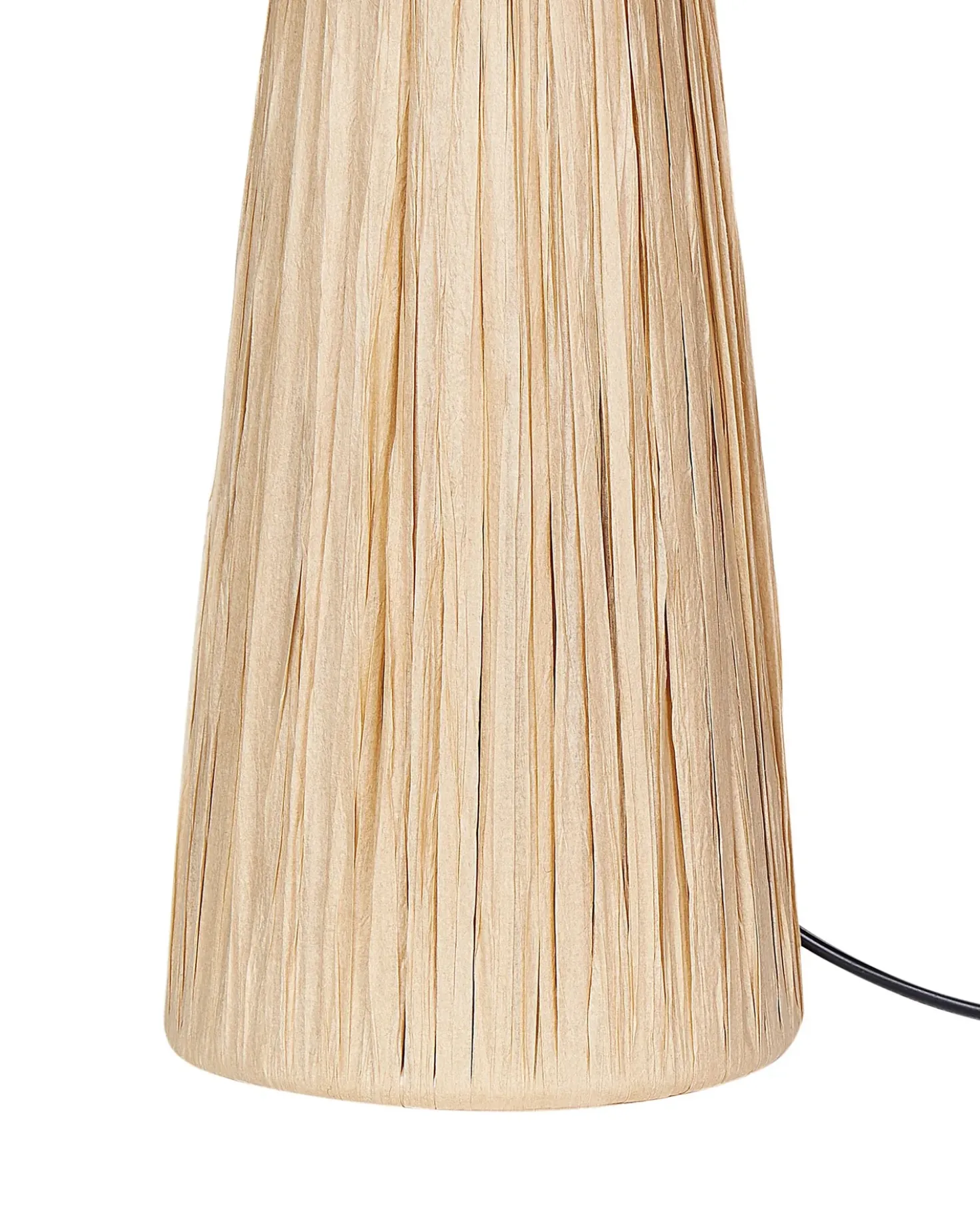 Lampada da tavolo WELMEL Vimini Naturale