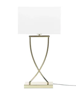 Lampada da tavolo YASUNI Metallo Bianco/Oro