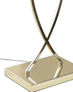 Lampada da tavolo YASUNI Metallo Bianco/Oro