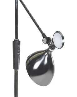 Lampada da terra a LED ANDROMEDA con dimmer Metallo Argento