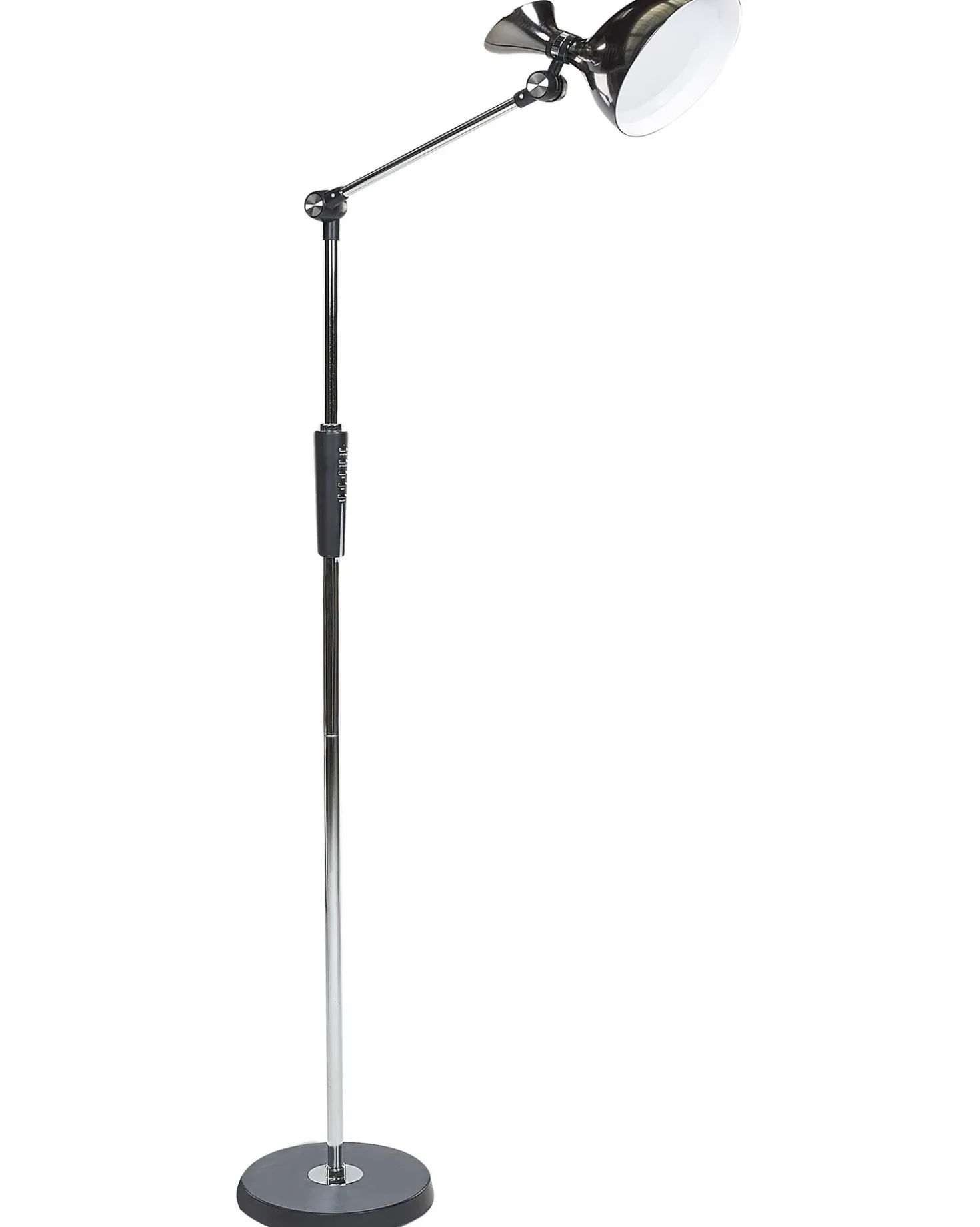 Lampada da terra a LED ANDROMEDA con dimmer Metallo Argento