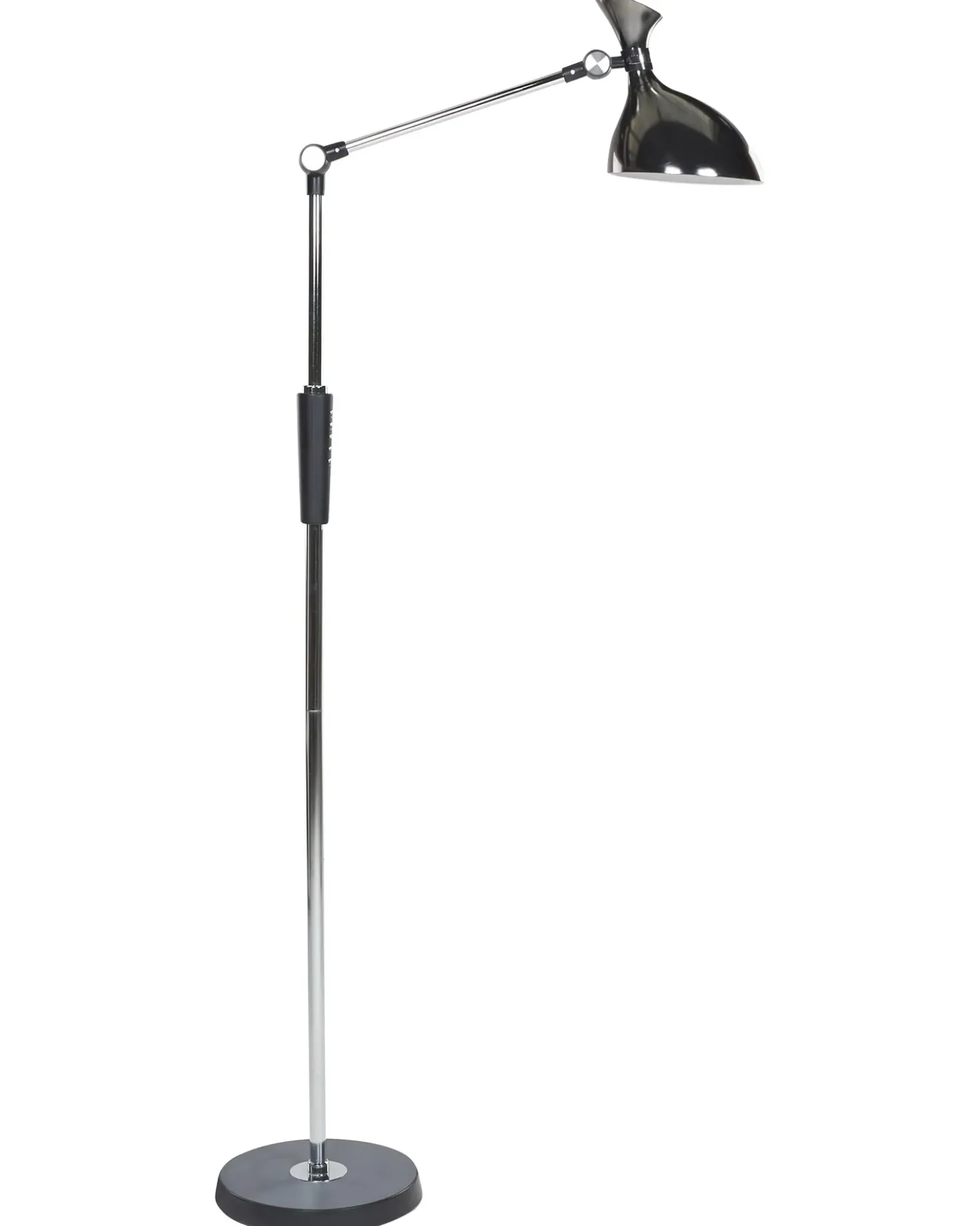 Lampada da terra a LED ANDROMEDA con dimmer Metallo Argento