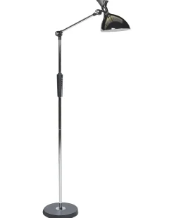 Lampada da terra a LED ANDROMEDA con dimmer Metallo Argento