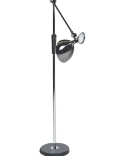 Lampada da terra a LED ANDROMEDA con dimmer Metallo Argento