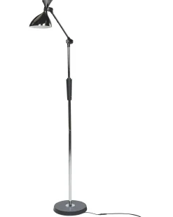 Lampada da terra a LED ANDROMEDA con dimmer Metallo Argento