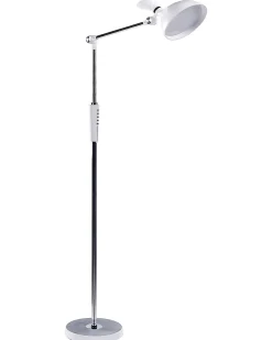 Lampada da terra a LED ANDROMEDA con dimmer Metallo Bianco