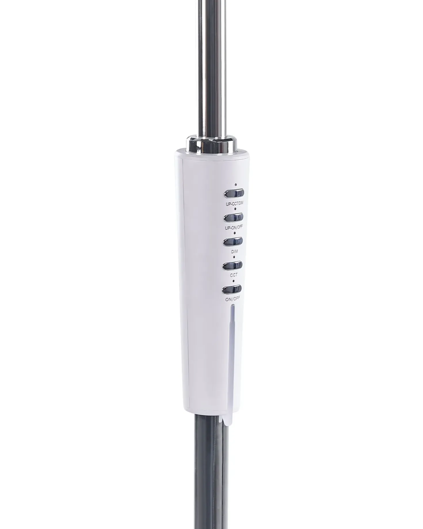 Lampada da terra a LED ANDROMEDA con dimmer Metallo Bianco
