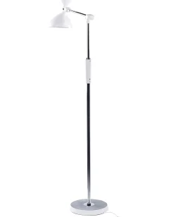 Lampada da terra a LED ANDROMEDA con dimmer Metallo Bianco