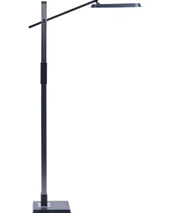 Lampada da terra a LED AQUARIUS con dimmer Metallo Grigio scuro