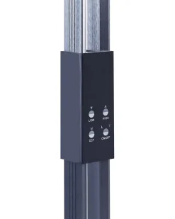 Lampada da terra a LED AQUARIUS con dimmer Metallo Grigio scuro
