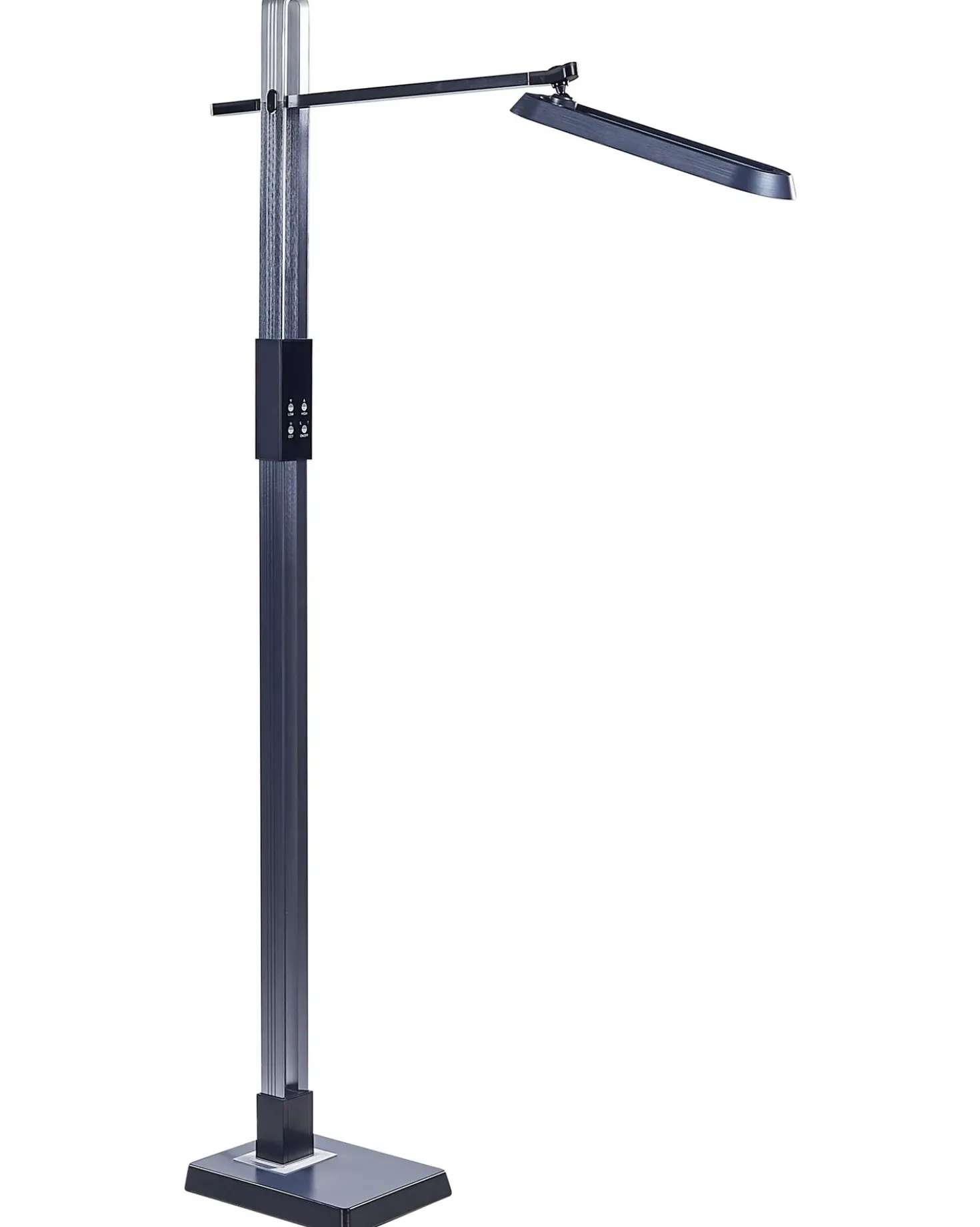 Lampada da terra a LED AQUARIUS con dimmer Metallo Grigio scuro