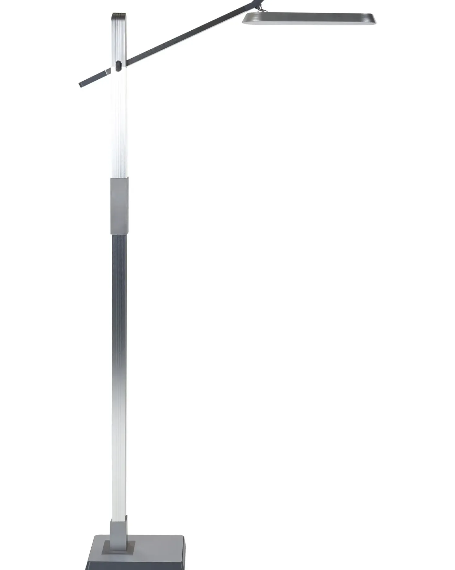 Lampada da terra a LED AQUARIUS con dimmer Metallo Argento