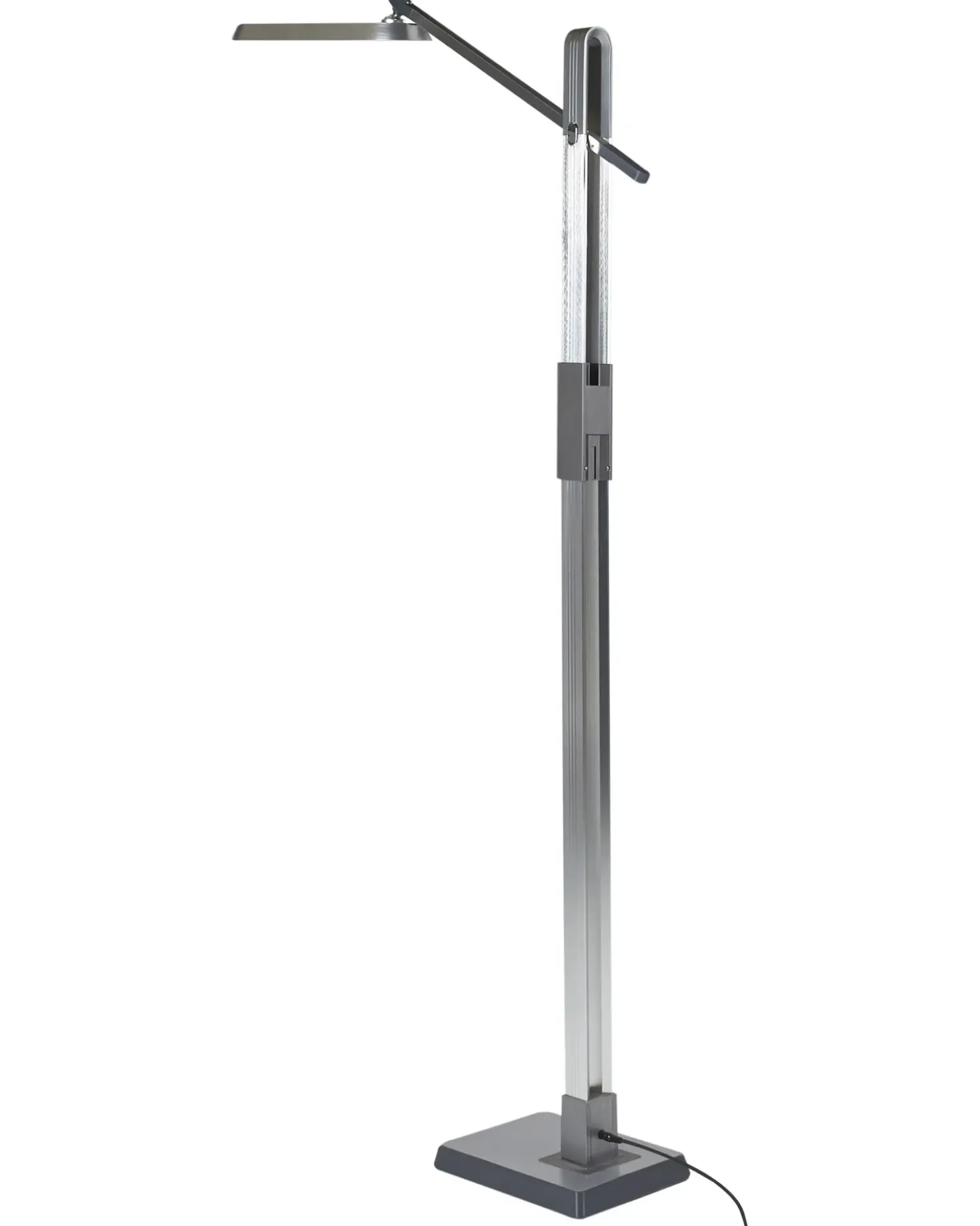 Lampada da terra a LED AQUARIUS con dimmer Metallo Argento