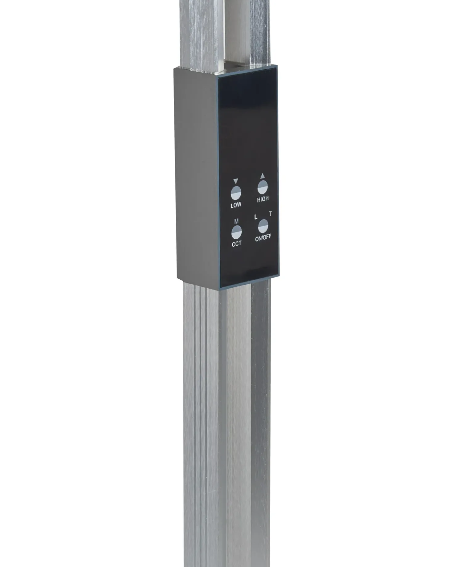 Lampada da terra a LED AQUARIUS con dimmer Metallo Argento