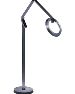 Lampada da terra a LED CARINA con dimmer Metallo Grigio scuro