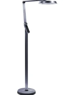 Lampada da terra a LED CARINA con dimmer Metallo Grigio scuro