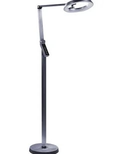 Lampada da terra a LED CARINA con dimmer Metallo Grigio scuro