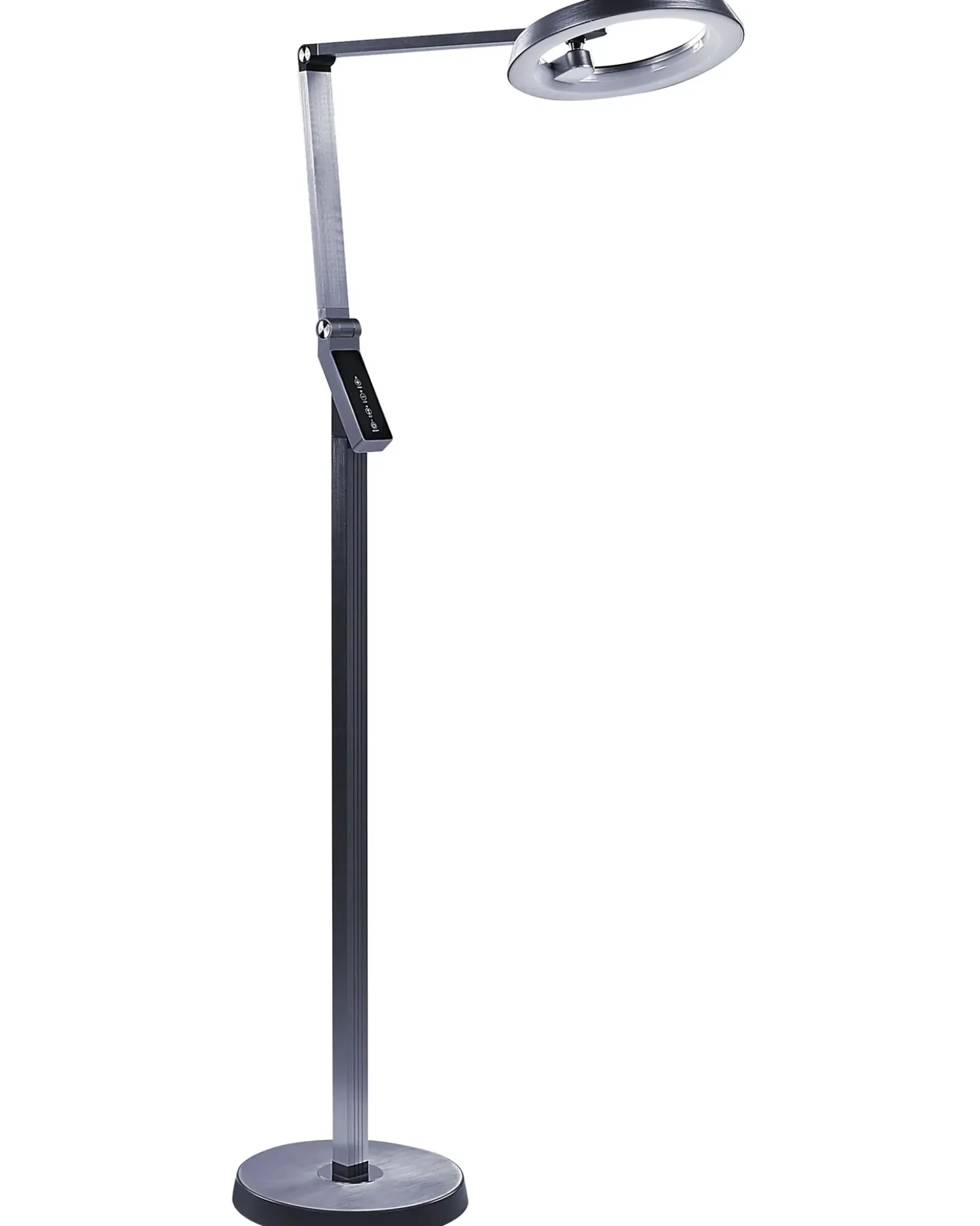 Lampada da terra a LED CARINA con dimmer Metallo Grigio scuro