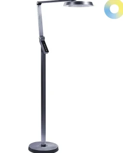 Lampada da terra a LED CARINA con dimmer Metallo Grigio scuro