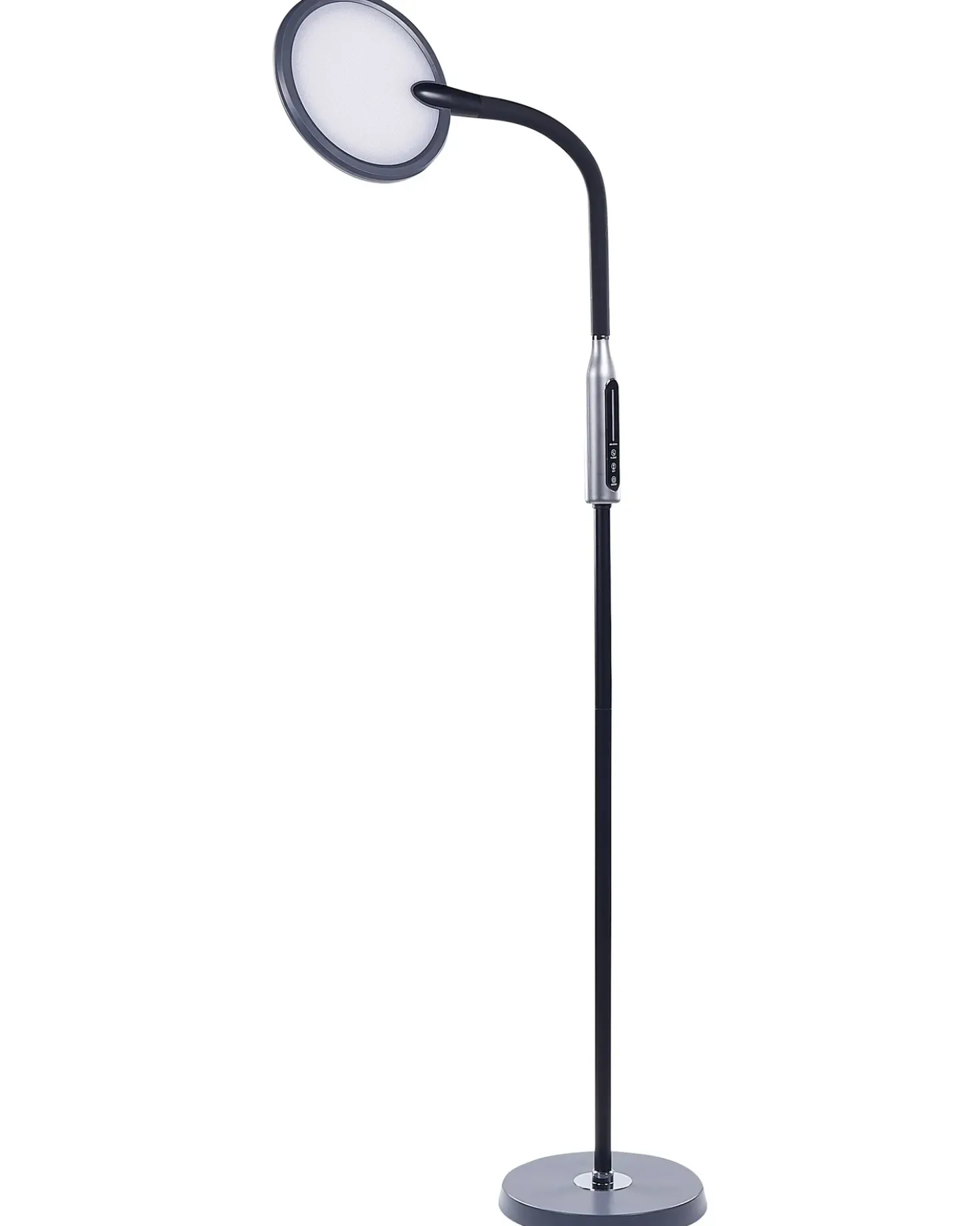 Lampada da terra a LED CASSIOPEIA con dimmer Metallo Nero