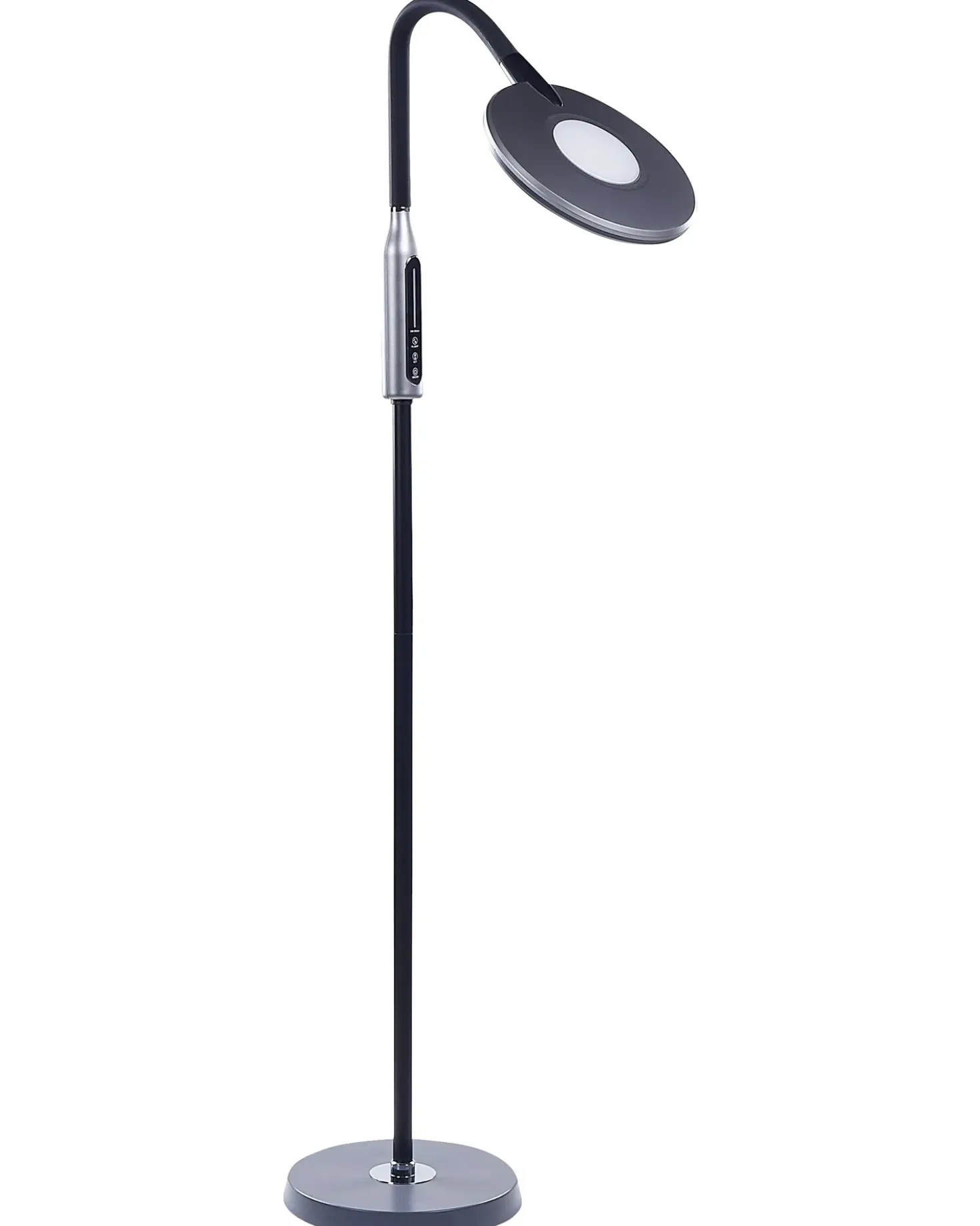 Lampada da terra a LED CASSIOPEIA con dimmer Metallo Nero
