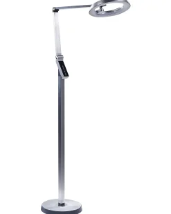 Lampada da terra a LED CARINA con dimmer Metallo Argento