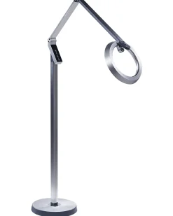 Lampada da terra a LED CARINA con dimmer Metallo Argento
