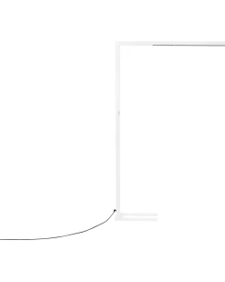 Lampada da terra a LED MENSA con sensore di movimento Metallo Bianco