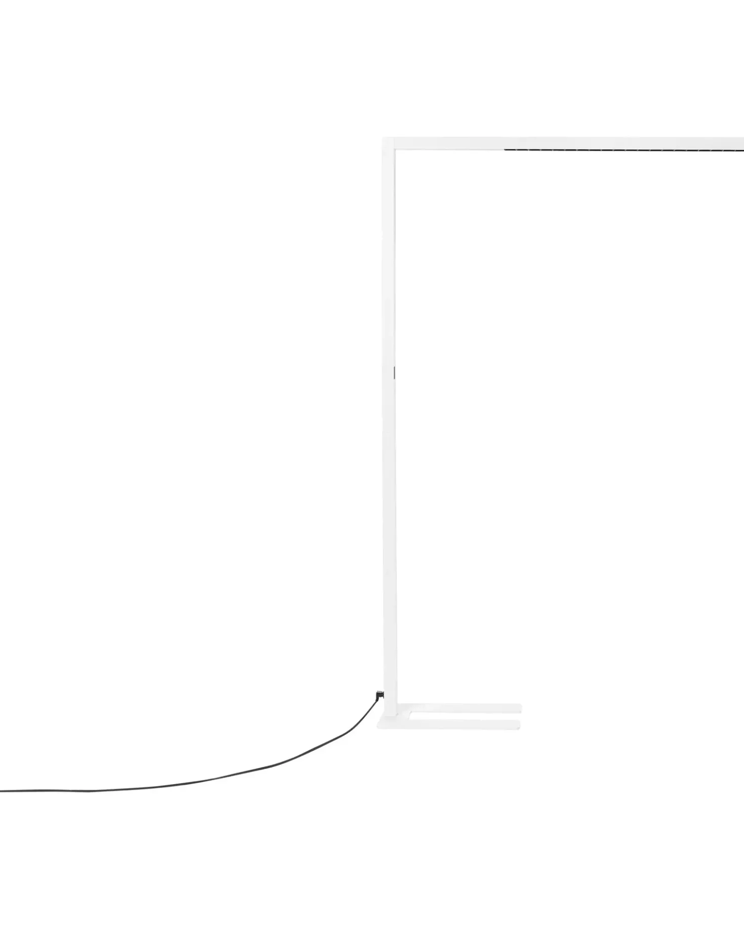 Lampada da terra a LED MENSA con sensore di movimento Metallo Bianco