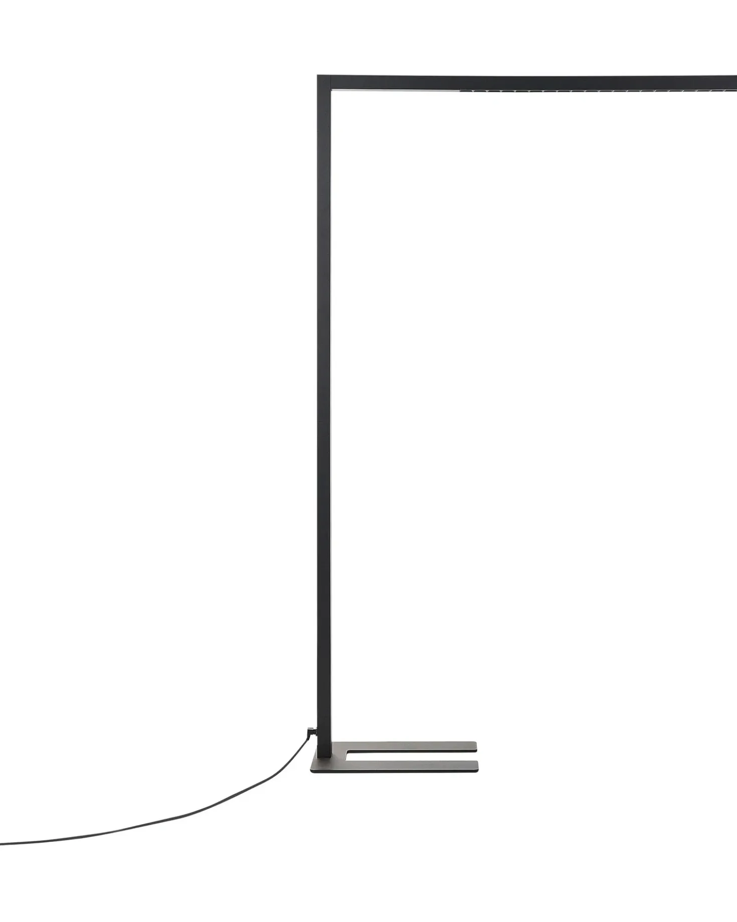 Lampada da terra a LED MENSA con sensore di movimento Metallo Nero