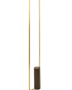 Lampada da terra a LED PATRICIO Metallo Oro