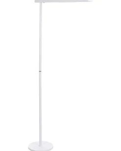 Lampada da terra a LED PERSEUS Metallo Bianco