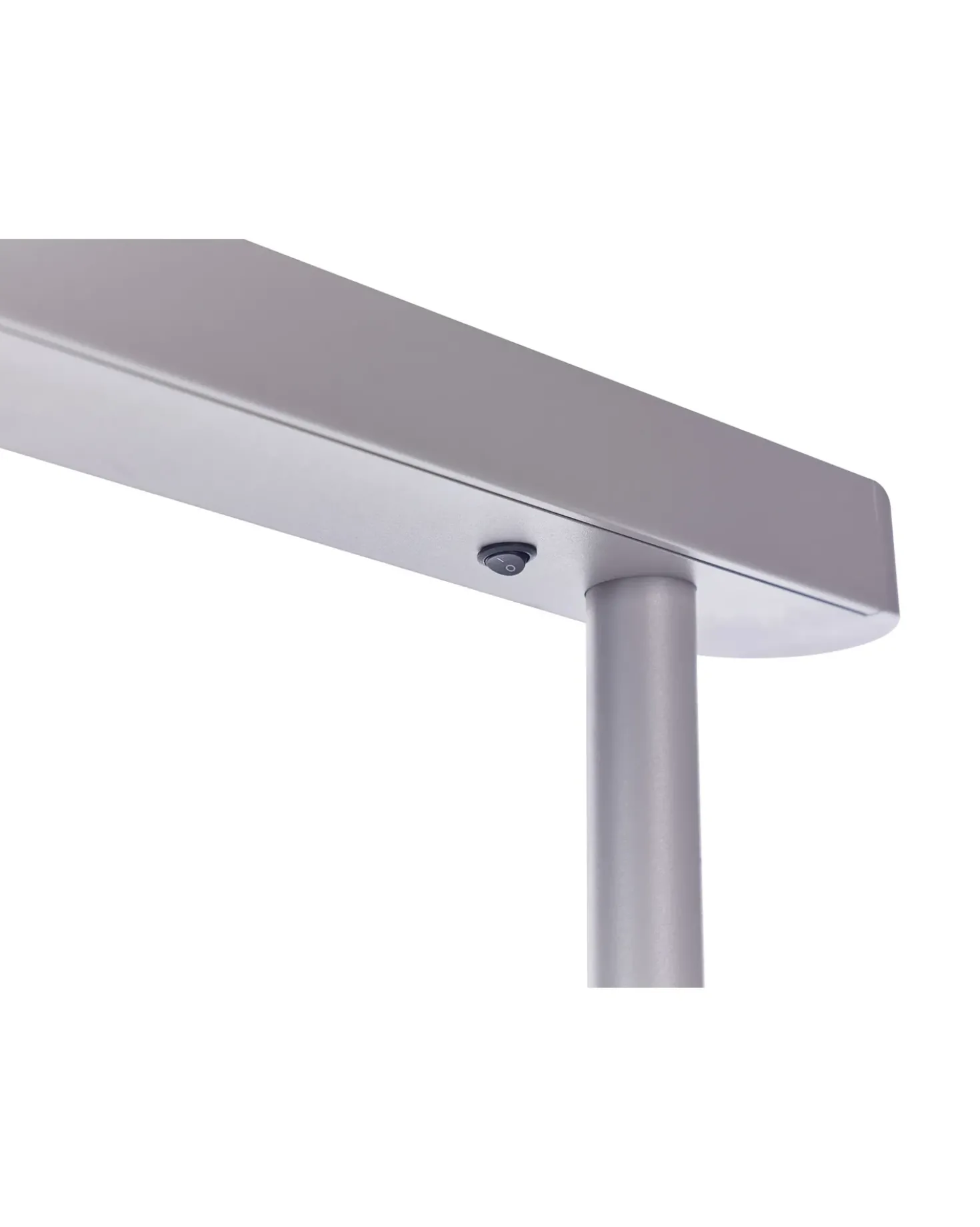 Lampada da terra a LED PERSEUS Metallo Argento