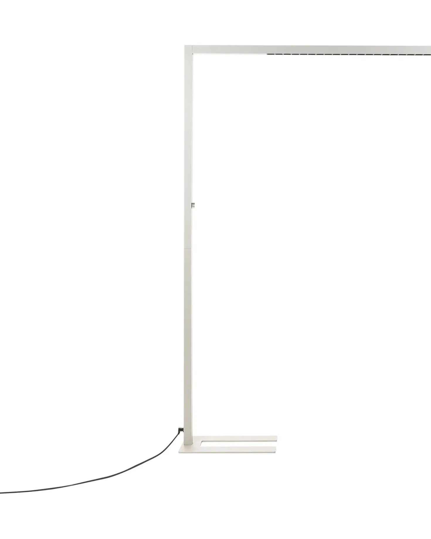 Lampada da terra a LED SAGITTA con dimmer Metallo Argento